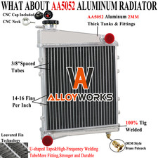 2 ROW Aluminum Radiator For