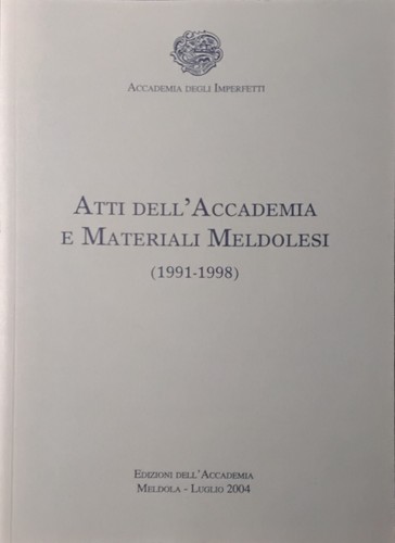 Atti dell accademia - atti, dell'accademia