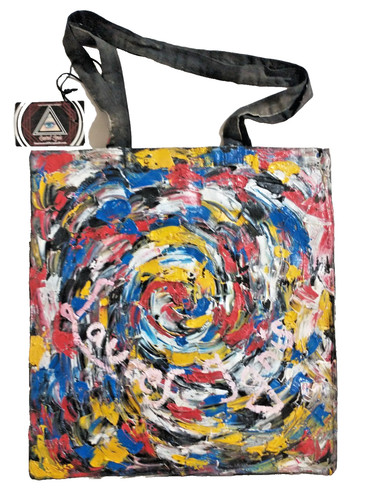 Borsa tote dipinta - , mano