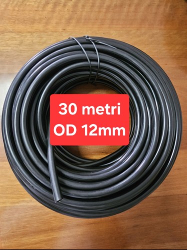 Metri tubo 12mm nero - tubo,