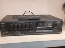 SANYO JA-489 AMPLIFICATORE INTEGRATO CON EQUALIZZATORE TELECOMANDO PERFETT. FUNZ