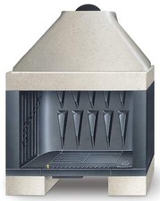 Palazzetti In Giardino Patio 86 G Barbecue Camino Legna Ghisa 100x65 H133cm 13Kw