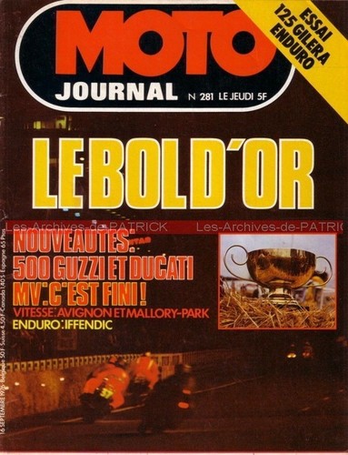 Moto journal 281 gilera - journal, 125