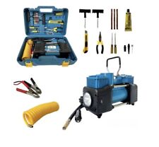 Mini Compressore Aria 12V 2 Cilindri 150PSI per Auto Casa Furgone + Valigetta