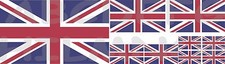 9 ADESIVI BANDIERA UNION JACK