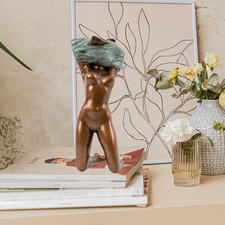 Bronze Nude Statue Sexy Girl