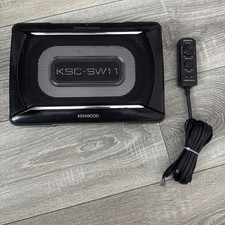 Kenwood KSC SW11 subwoofer attivo e FB piatto compatto sottosella cassa basso TOP!!