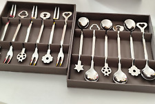 SAMBONET - SET PARTY - 6 CUCCHIAINI E 6 FORCHETTINE