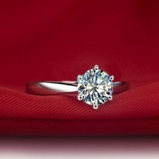 ANELLO SOLITARIO ARGENTO