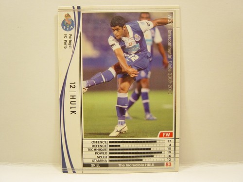 Panini wccf 2009 hulk - panini,