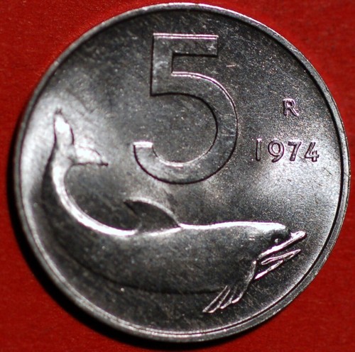 Italy lire 1974 - italy, 5