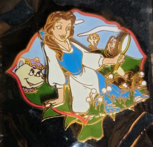 Spilla rosa disney 2004 belle - spilla,