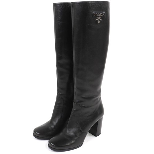 Prada leather boots - leather, duty