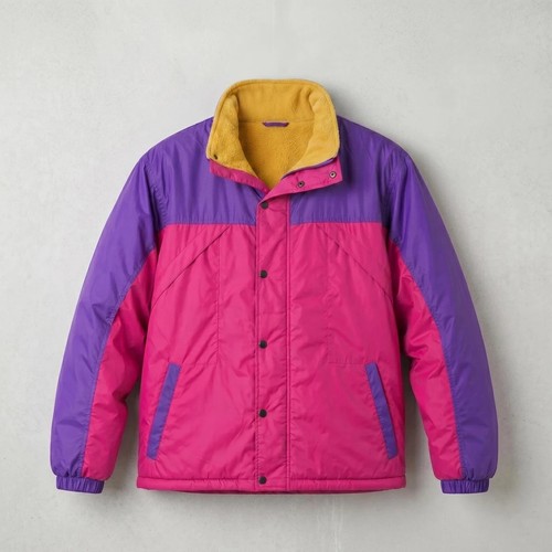 Giacca vento colorblock - a,
