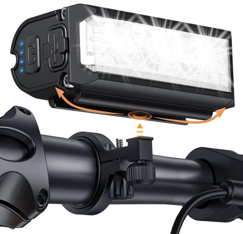 Luce bici impermeabile 3led - luce,