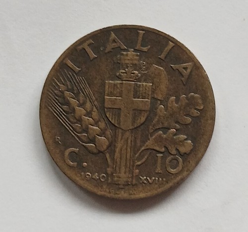 Moneta centesimi 1940 - 1940, spiga