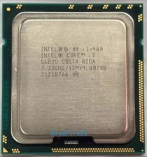 Processore CPU Intel Core I7-980 3,33 GHz 6-core 12M socket LGA 1366/B B i7-980