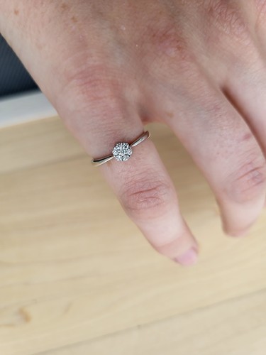 Anello fidanzamento oro 19k - anello,