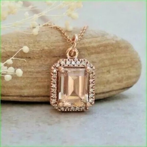 Ciondolo aureola morganite