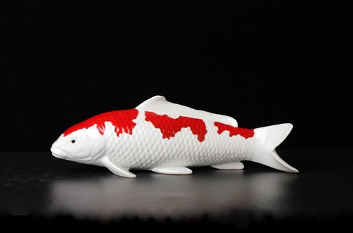 Arita ware statuina carpa - ware,