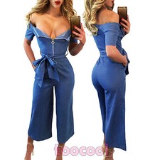 Overall donna scollata zip