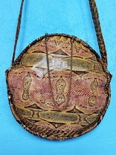 borsa donna in vero pitone anni '70