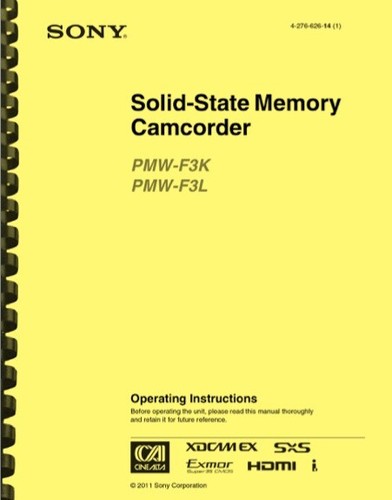 Videocamera sony pmw f3k - sony, pmw-f3k
