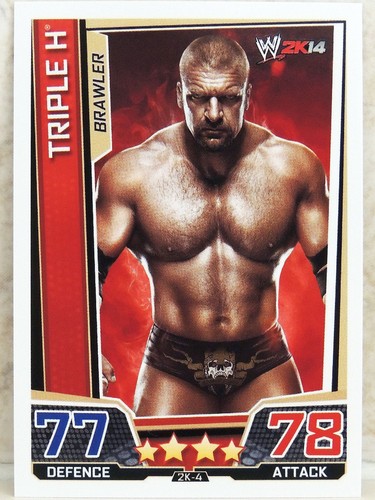 Wwe triple 2k14 topps - wwe, h
