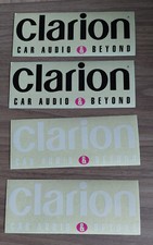 Adesivo clarion car audio - adesivo,