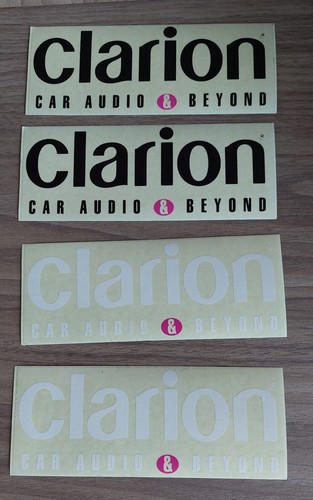 Adesivo clarion car - adesivo, audio