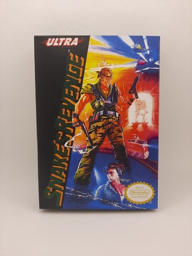 Nes snake revenge - revenge, box