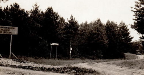 Road through the - , van