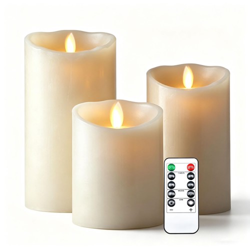 Candele led avorio cera - avorio, in