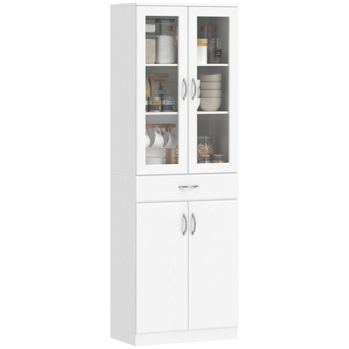 Homcom mobile cucina - alto, con