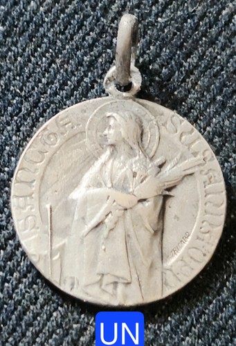 Belle médaille argent - belle, en