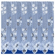 TENDE RETE FLOREALE COLOR CARBONE/GRIGIO ROULOTTE/AUTOCAMPER (GOCCIA 20" - 71")