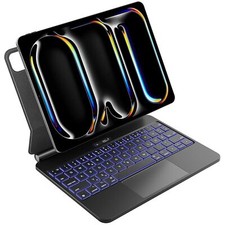 Custodia Inateck Magic Keyboard iPad Pro 11 2024 M4 con tastiera trackpad QWERTZ