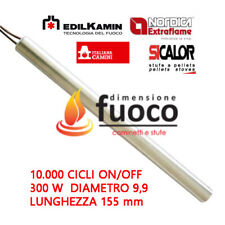 CANDELETTA  ACCENSIONE LINEARE D.9,9 - 300W 155 mm STUFA PELLET EXTRAFLAME -1015