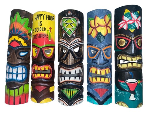 Set maschera tiki - set,