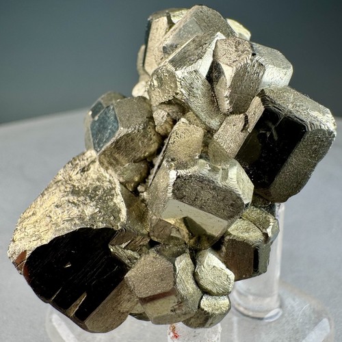 Fine pyrite crystal group - pyrite,
