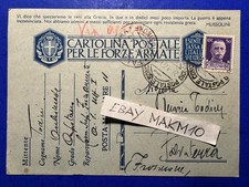 🔵 FRANCHIGIA POSTA MILITARE AEREA 1942 AOI CAPITANO A.TODINI FALVATERRA WW2 🤣