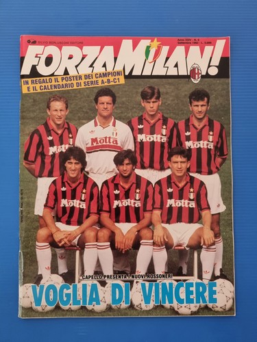 Forza milan settembre - forza, 1992