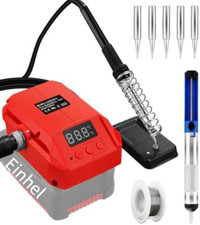 Saldatore a batteria per Einhell 18 V, supporto per saldatore Work per batteria