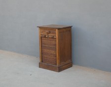 Serranda classificatore mobile colonna in rovere con cassetto, '900 - H 80 cm!