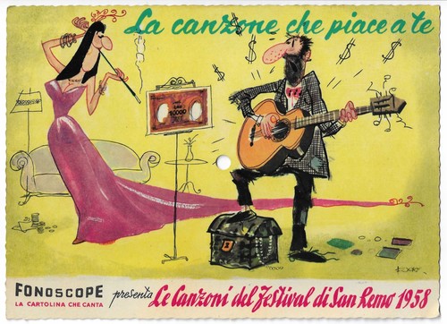 Cartolina illustrata - cartolina,