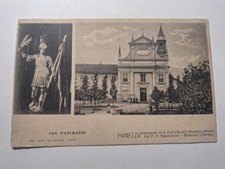 Cartolina anni 1910 San Pancrazio Martire, Santuario di Pianezza Torino