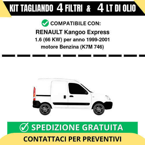 Tagliando per renault kangoo - tagliando,