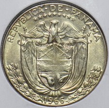 Panama 1966 1/2 Balboa 296324