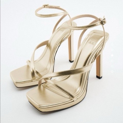 Tacchi spillo zara donna - a, oro
