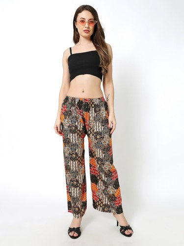 Pantalone donna rayon stile